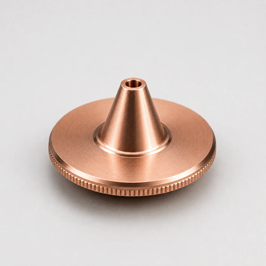 Single layer copper laser cutting nozzle
